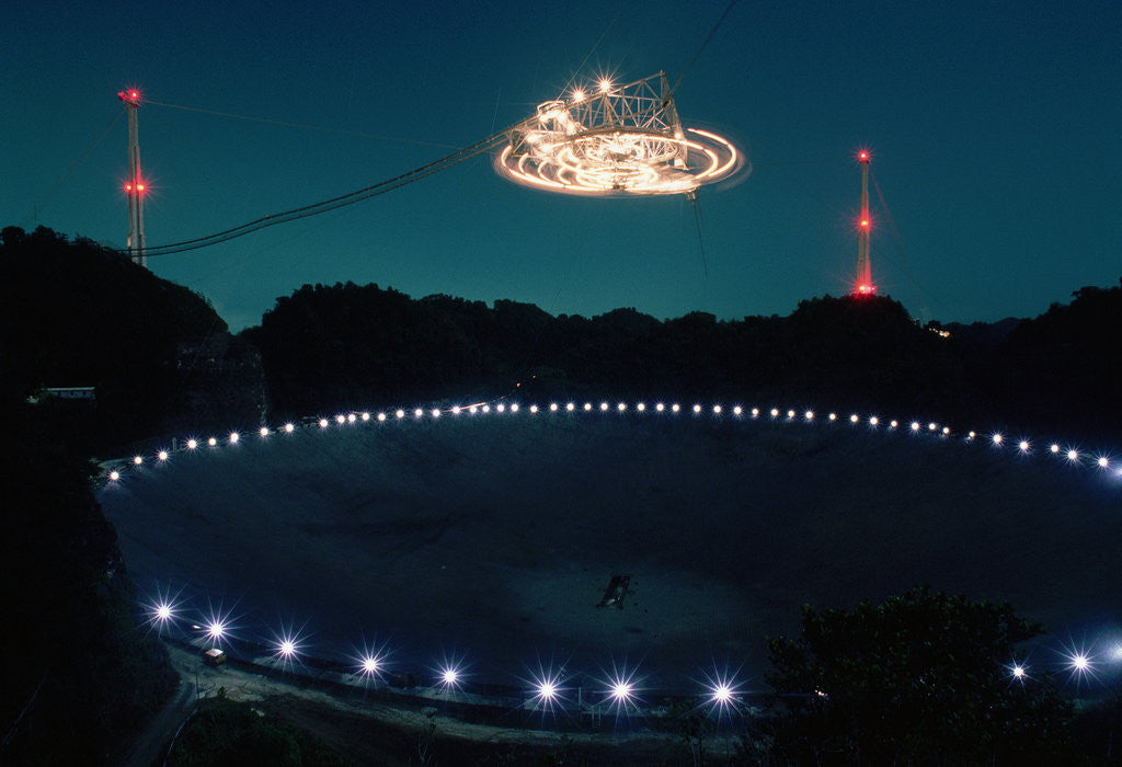 Detail of Radio Telescope in Puerto Rico by Anonymous