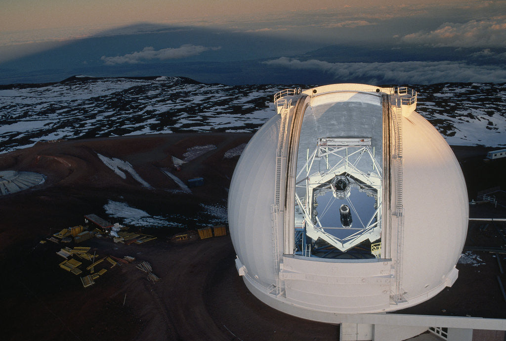 Detail of Keck Telescope by Corbis