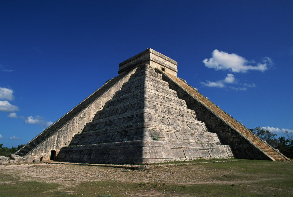 Detail of Pyramid of Kukulkan by Anonymous