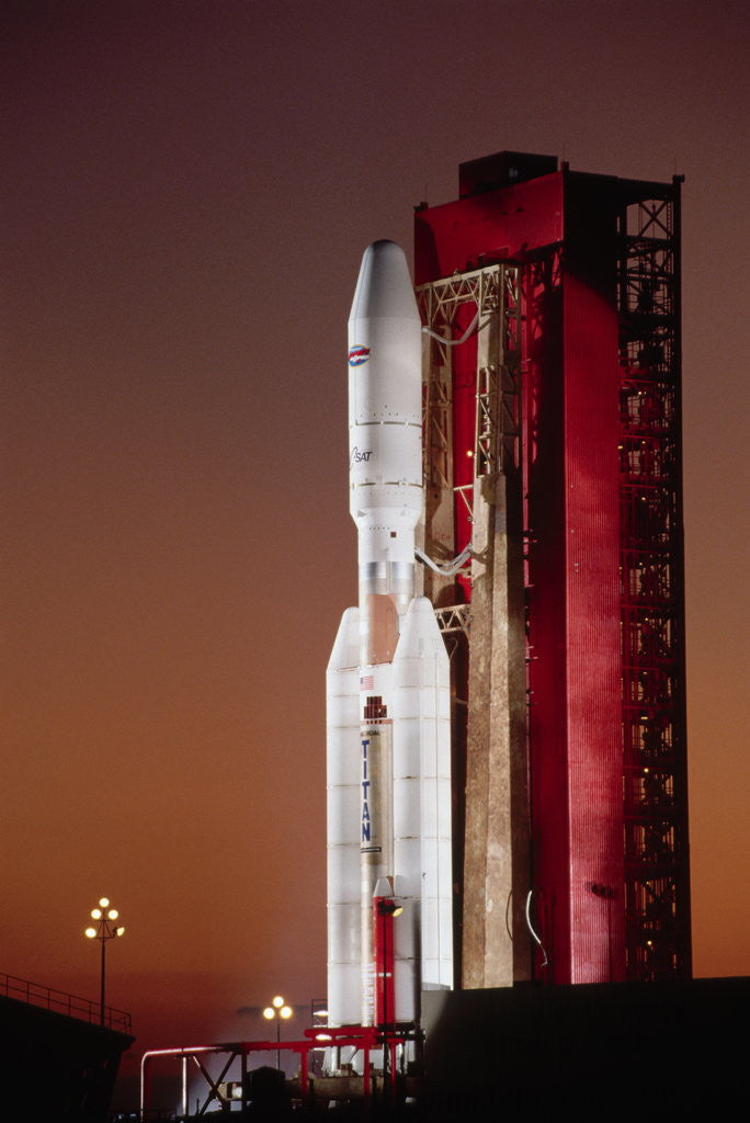 Detail of Commercial Titan III on Launch Pad by Anonymous