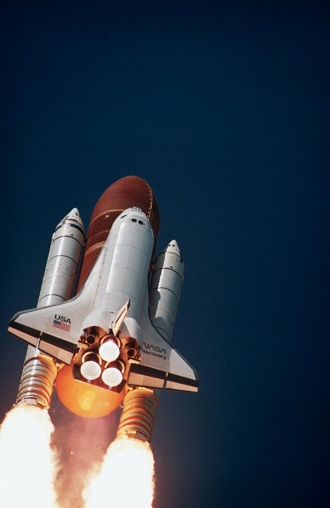 Detail of Launch of Space Shuttle Discovery by Anonymous