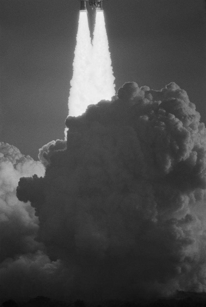Detail of Space Shuttle Columbia Lifting Off by Corbis