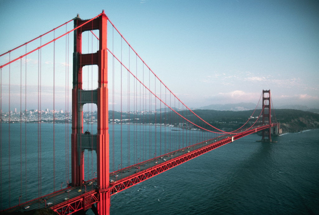 Detail of Golden Gate Bridge by Corbis