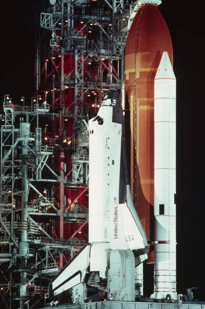 Detail of Space Shuttle Columbia by Corbis