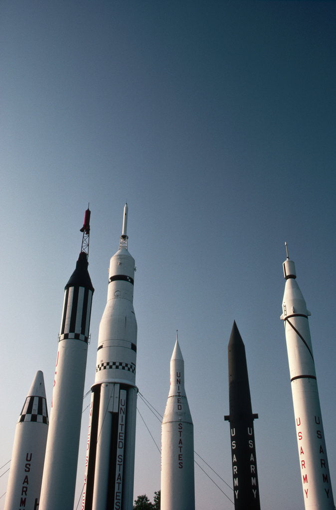 Detail of Rockets at Rocket Park by Corbis