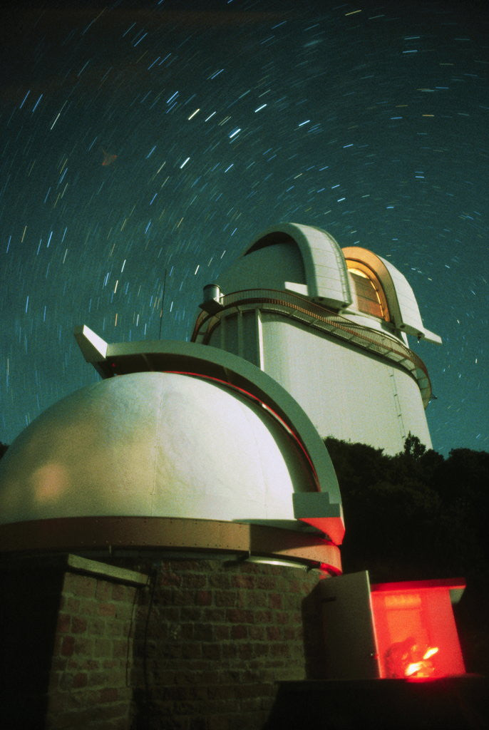 Detail of Domes at McDonald Observatory by Anonymous