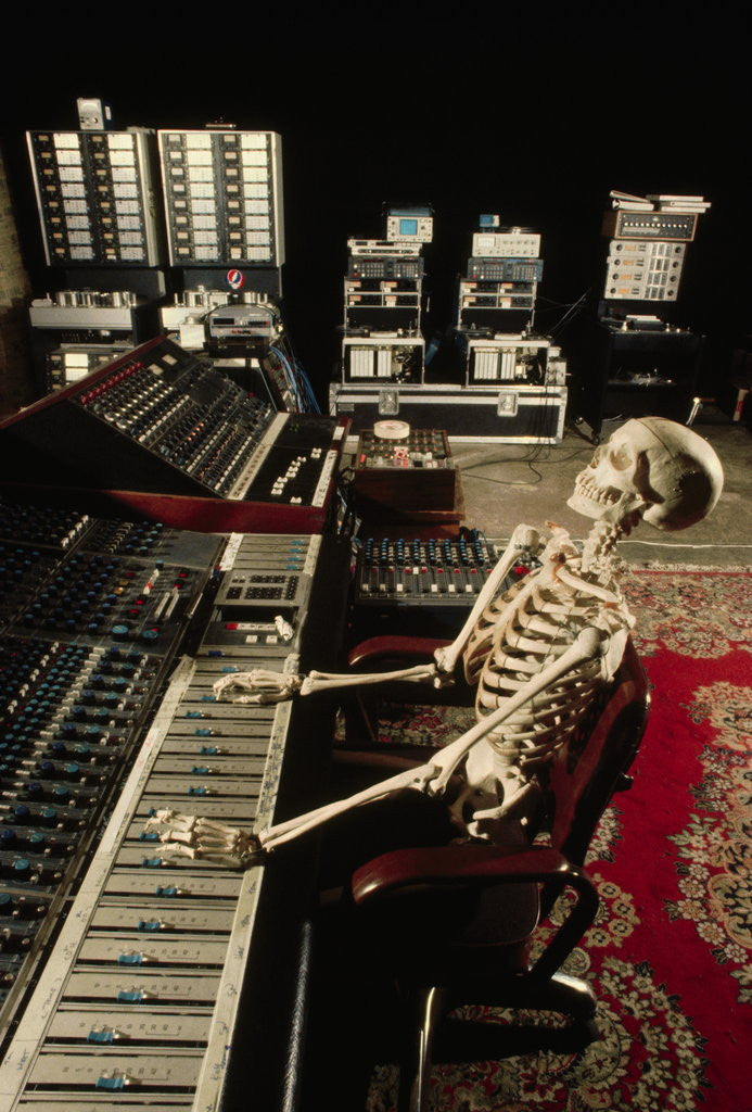 Detail of Skeleton at Mixing Boards by Anonymous