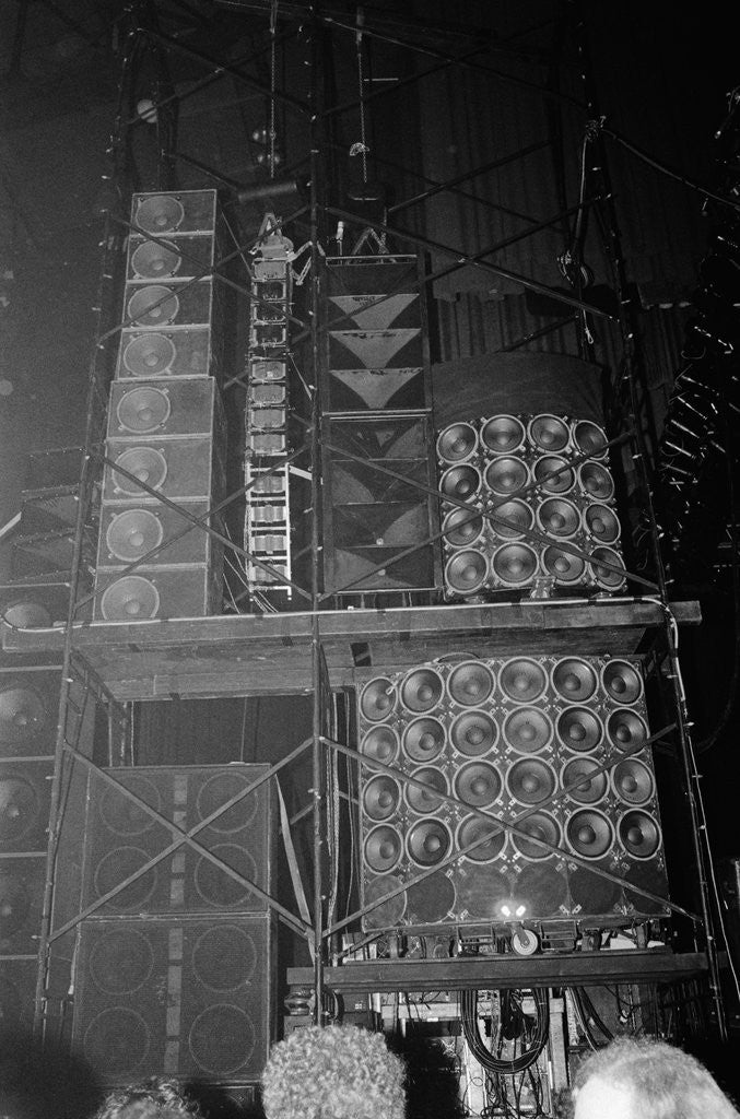 Detail of Speakers at Grateful Dead Concert by Anonymous