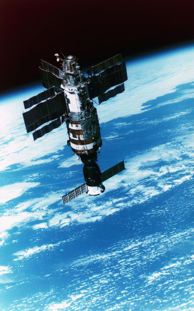 Detail of Salyut-7 Space Station by Anonymous