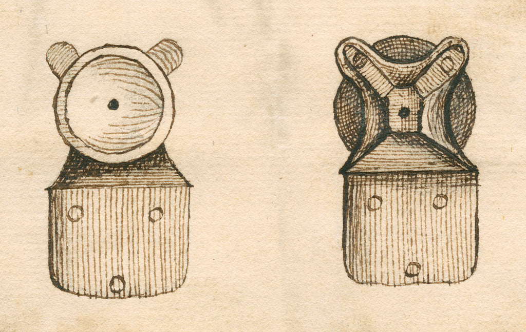 Detail of Leeuwenhoek microscope by Henry Baker