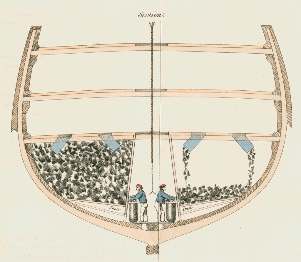Detail of Steamship coaling by Anonymous