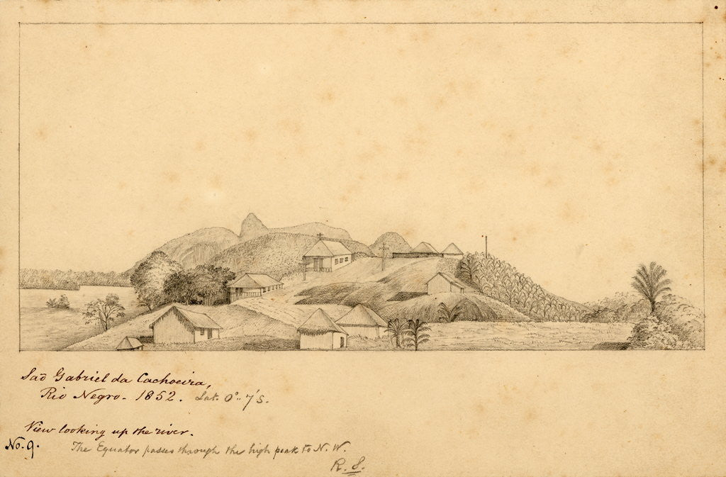 Detail of Saõ Gabriel do Rio Negro by Richard Spruce