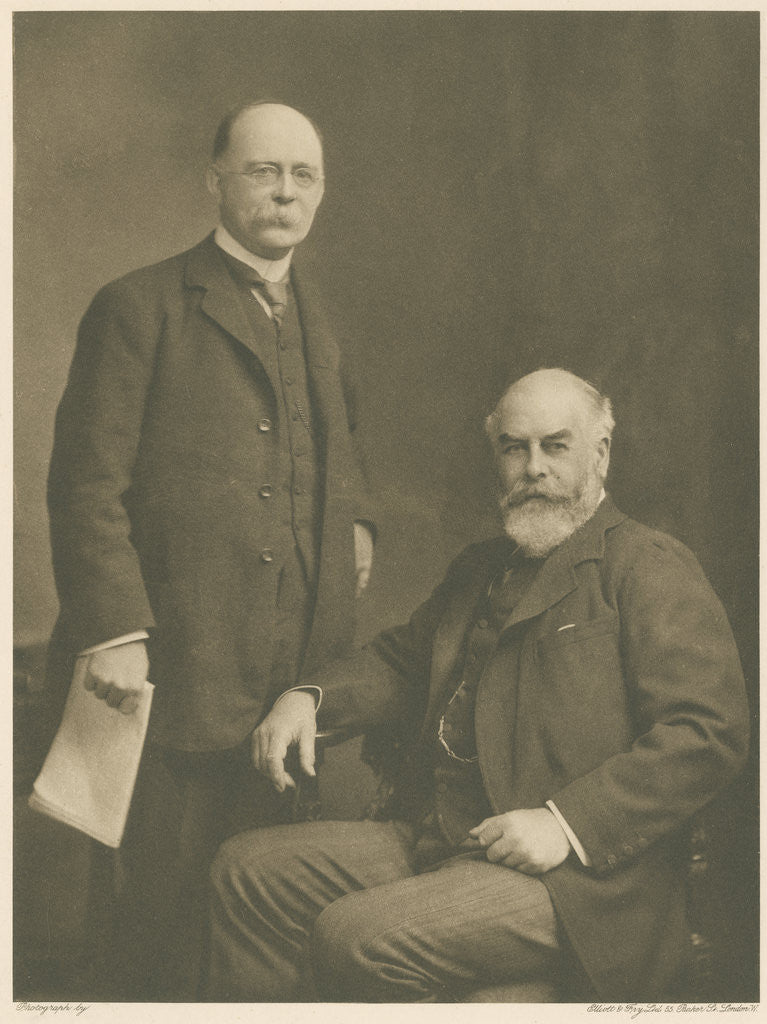 Detail of Portrait of Henry John Elwes and Augustine Henry by Elliott & Fry