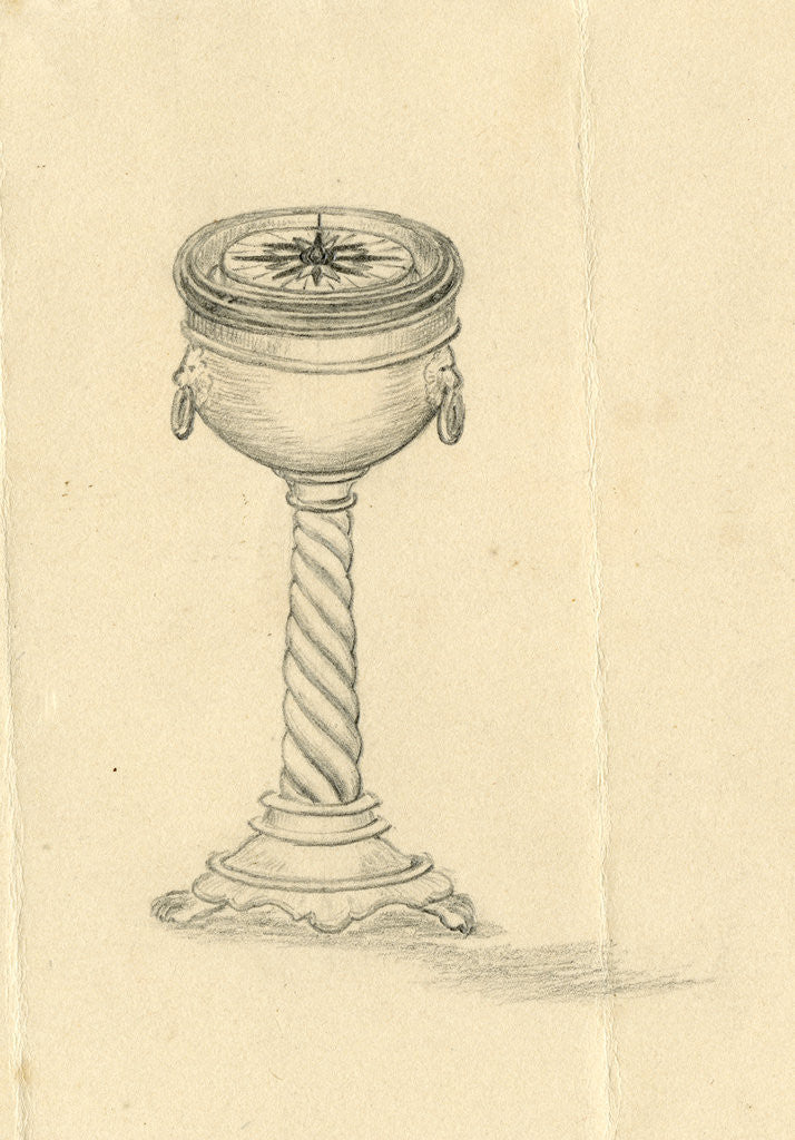 Detail of Marine compass by Unknown