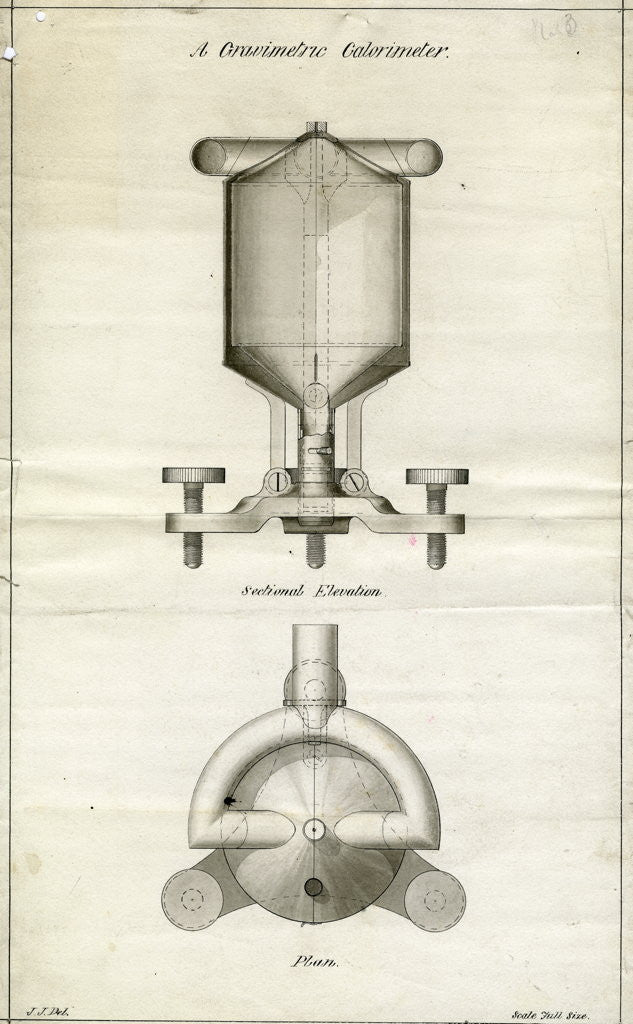 Detail of Gravimetric calorimeter by John Joly