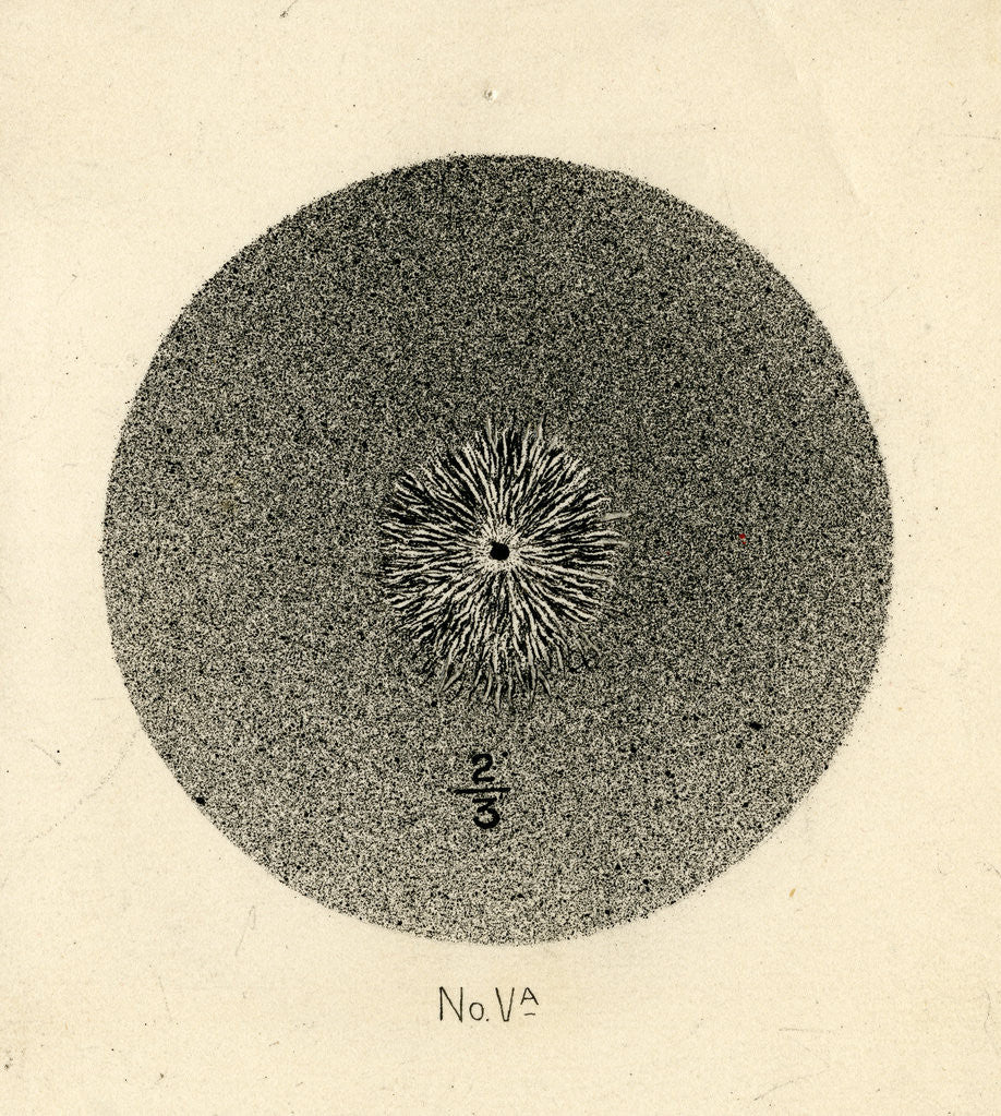 Detail of Spark discharge figure by Unknown