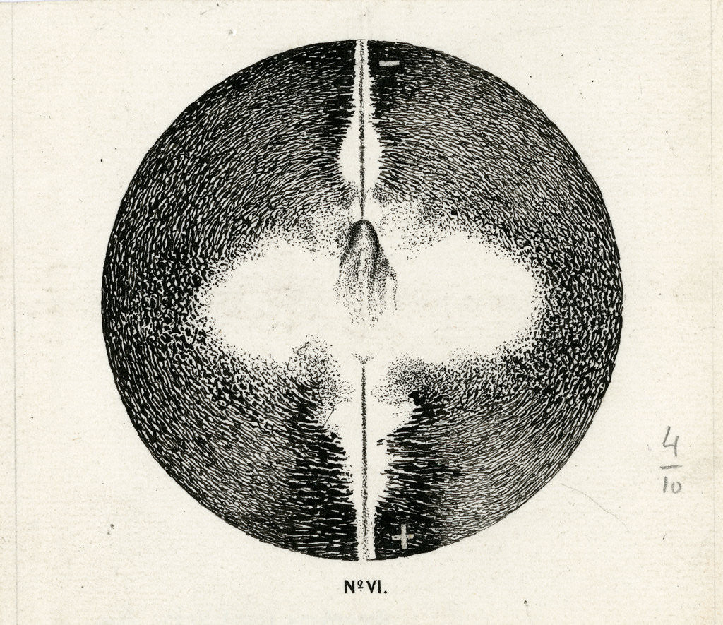 Detail of Spark discharge figure by Unknown
