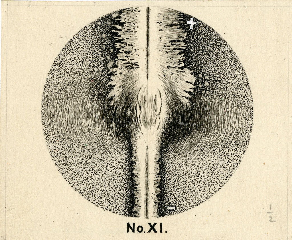 Detail of Spark discharge figure by Unknown