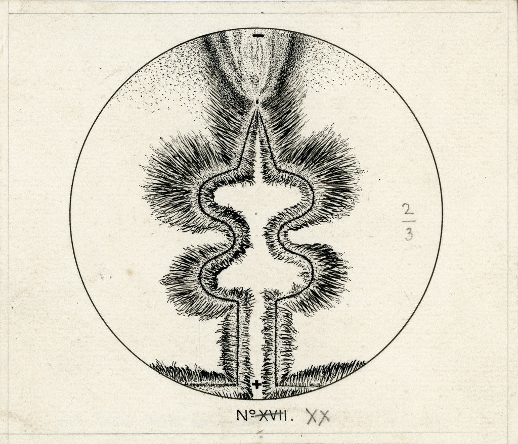 Detail of Spark discharge figure by Unknown