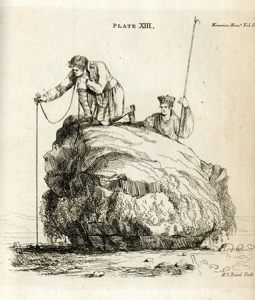 Detail of ‘Travelled stone’ by M S Baird