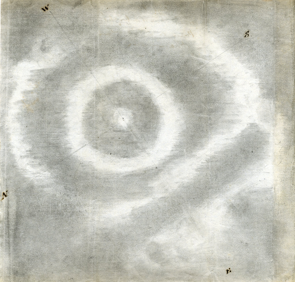 Detail of Lunar halos by Robert Hermann Schomburgk