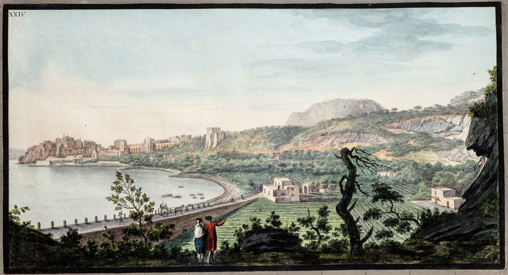 Detail of Puzzoli by Pietro Fabris