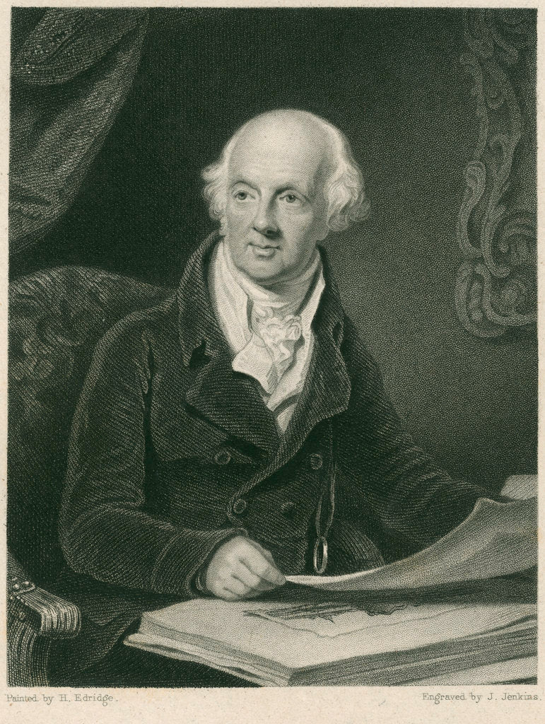 Detail of Portrait of Sir Abraham Hume (1749-1838) by Joseph John Jenkins