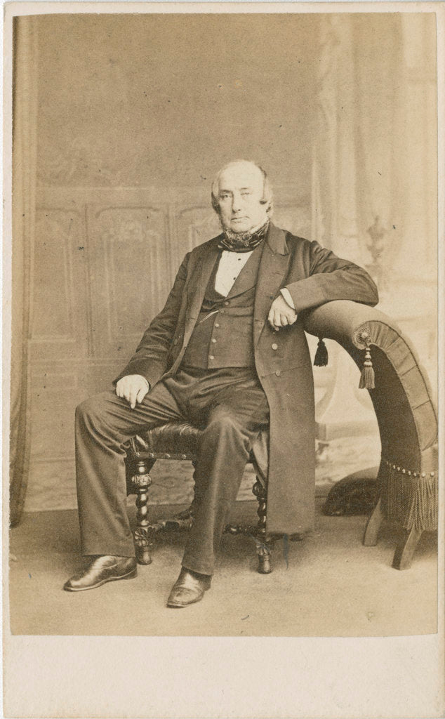 Detail of Portrait of James Scott Bowerbank (1797-1877) by Ernest Edwards