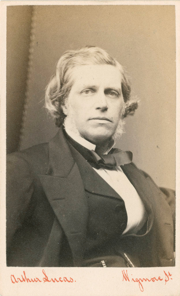 Detail of Portrait of William Bowman (1816-1892) by Arthur Lucas