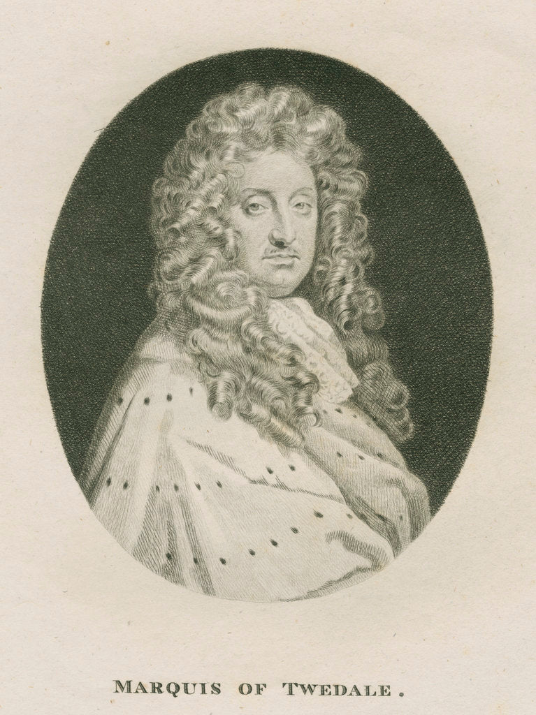 Detail of Portrait of John Hay, 1st Marquis of Tweeddale (1626-1697) by Anonymous