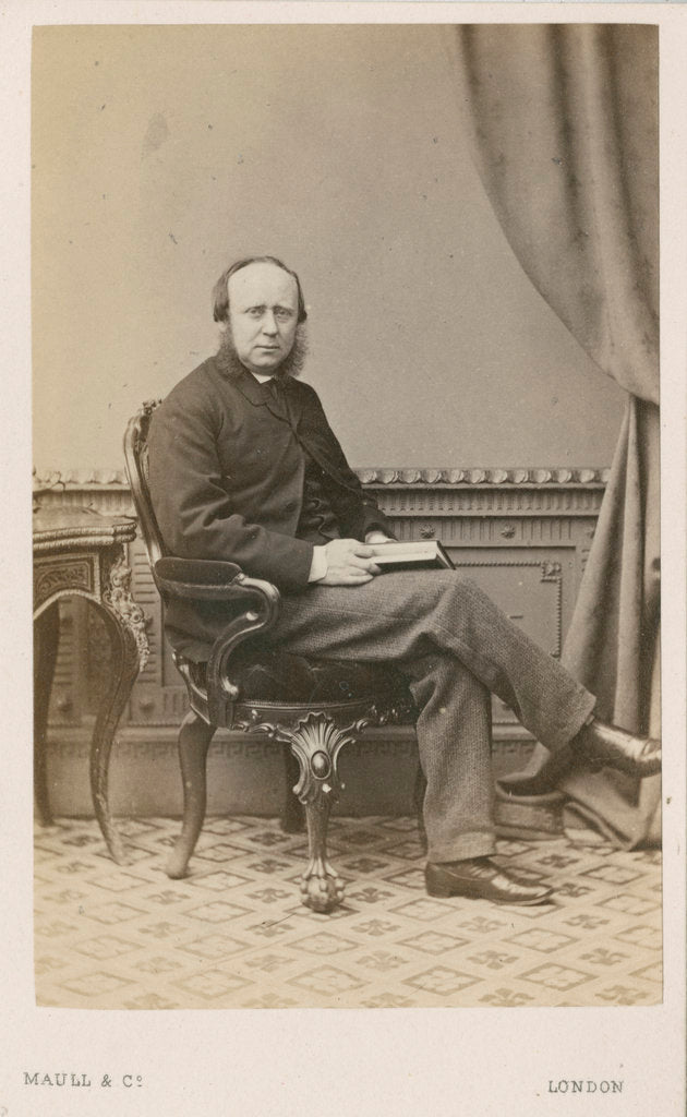 Detail of Portrait of Charles Spence Bate (1819-1889) by Maull & Co