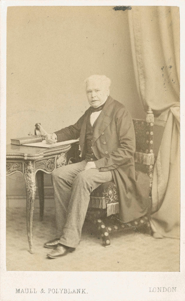 Detail of Portrait of William Thomas Brande (1788-1866) by Maull & Polyblank