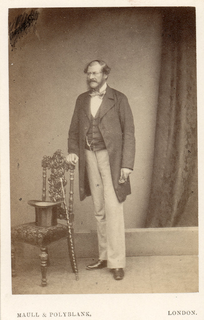 Detail of Portrait of William Willoughby Cole, 3rd Earl of Enniskillen (1807-1886) by Maull & Polyblank