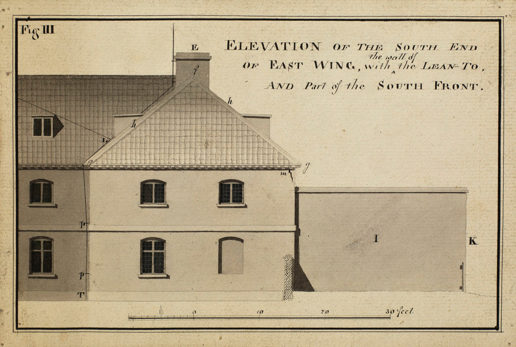 Detail of Elevation of the South endÃ  [of Heckingham Workhouse, Norfolk] by Anonymous