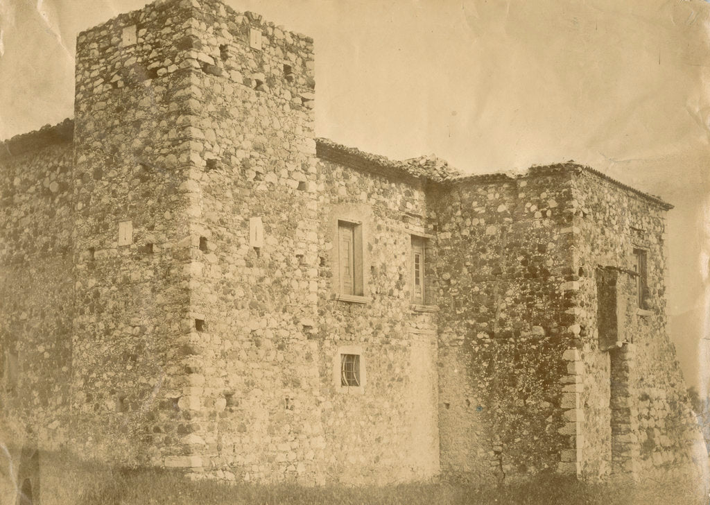 Detail of 'Villa Carusso' [earthquake damage] by Alphonse Bernoud Grellier