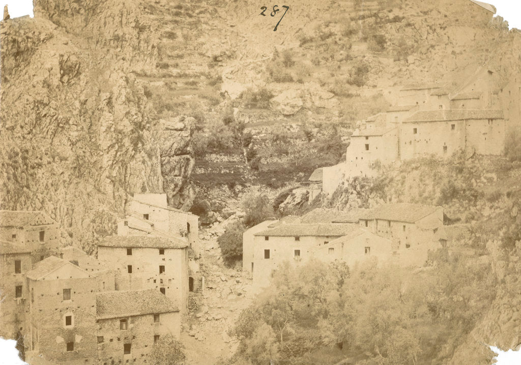 Detail of 'Marsico Nuovo' by Alphonse Bernoud Grellier