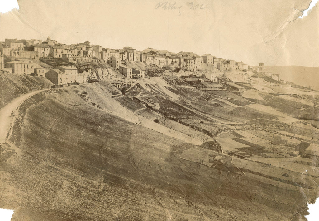 Detail of 'Potenza, north side' by Alphonse Bernoud Grellier