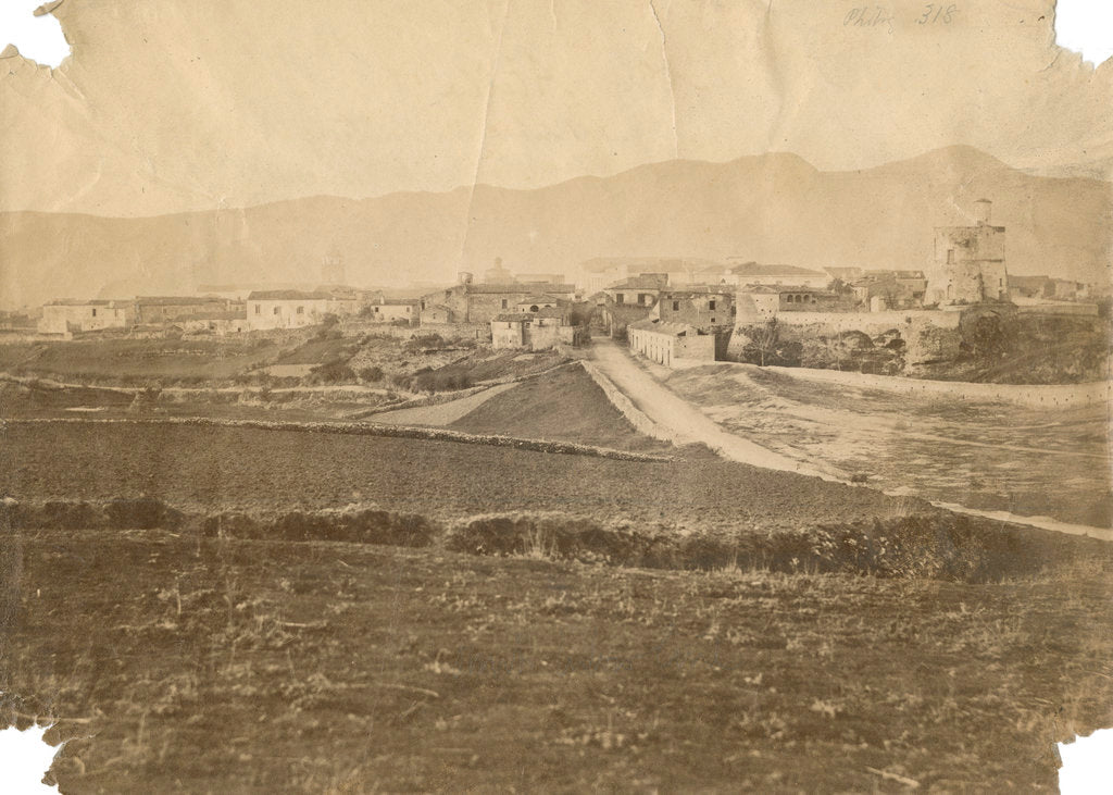 Detail of 'Atella and part of the Vulture Range' by Alphonse Bernoud Grellier