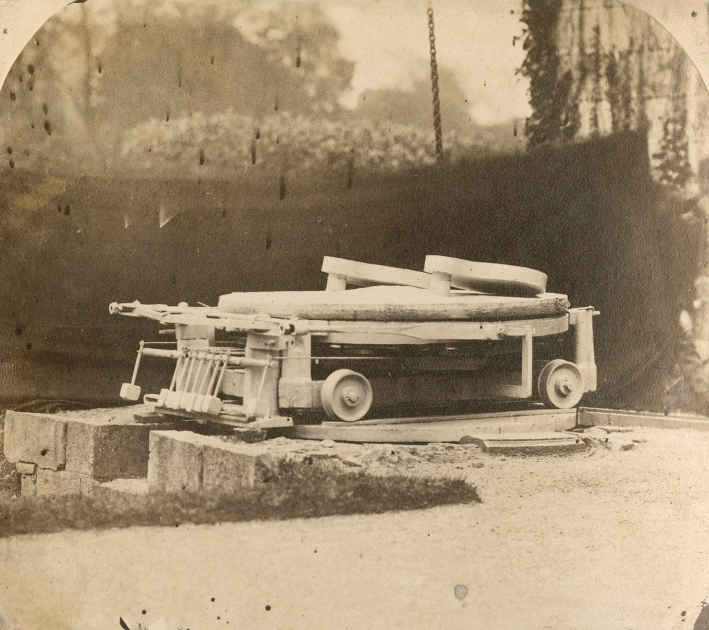 Detail of Telescope speculum for Lord Rosse's 72-inch telescope at Birr Castle, Ireland by Anonymous
