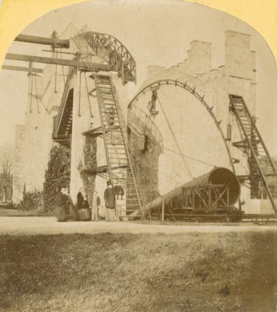 Detail of Lord Rosse's telescope at Birr Castle, Ireland by Countess Mary of Rosse