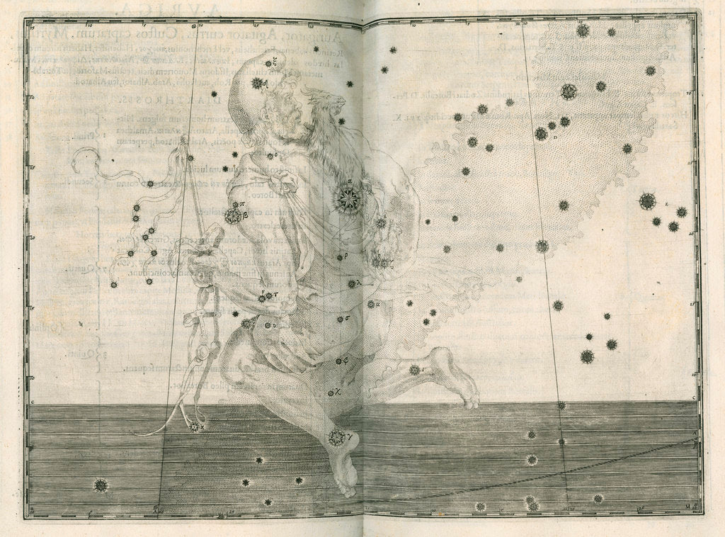 Detail of Constellation of Auriga by Alexander Mair