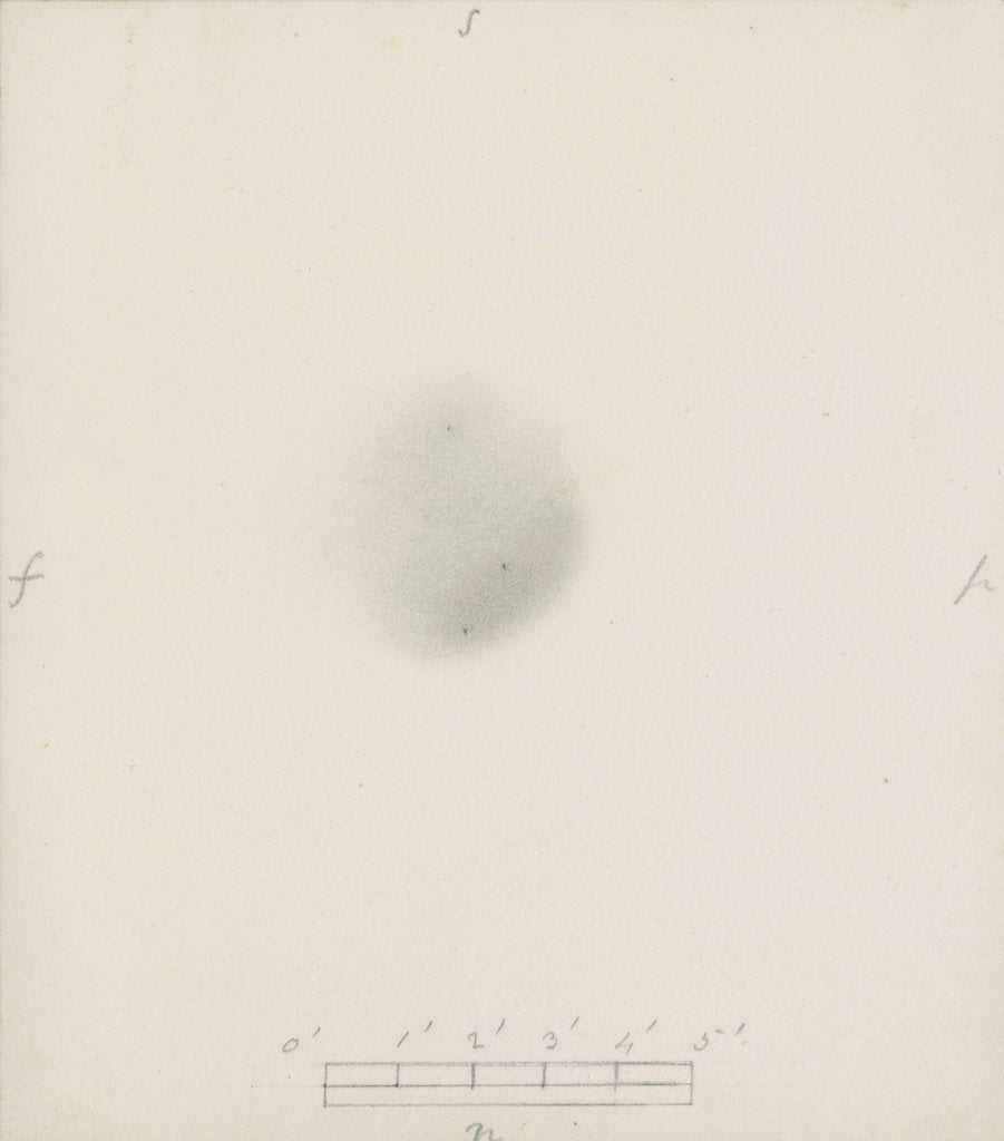 Detail of M.78 nebula in Orion by John Frederick William Herschel