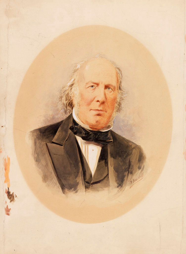 Detail of Portrait of William Sharpey (1802-1880) by F Beadell