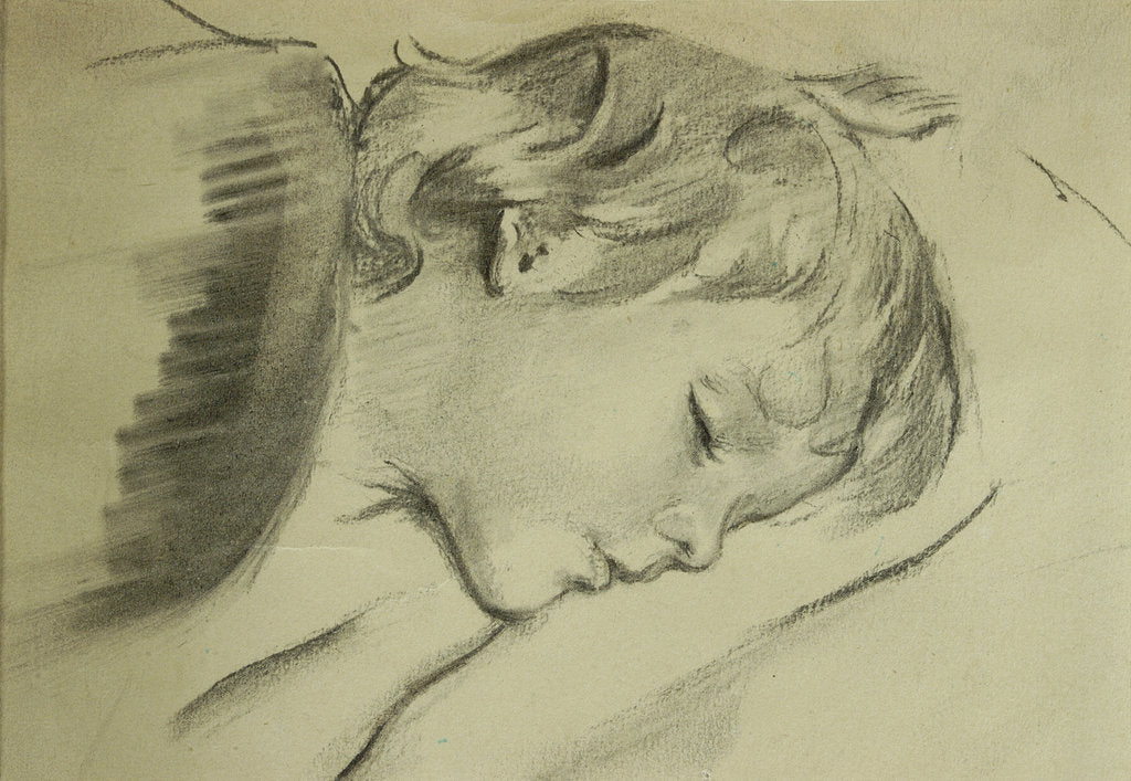 Detail of Portrait of Sir Geoffrey Ingram Taylor (1886-1975) by Edward Ingram Taylor