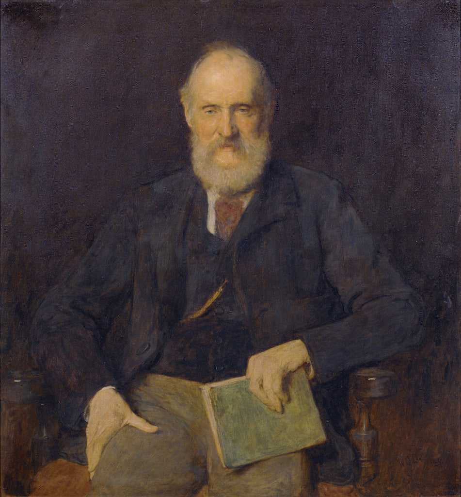 Detail of Portrait of William Thomson, Baron Kelvin of Largs (1824-1907) by William Quiller Orchardson