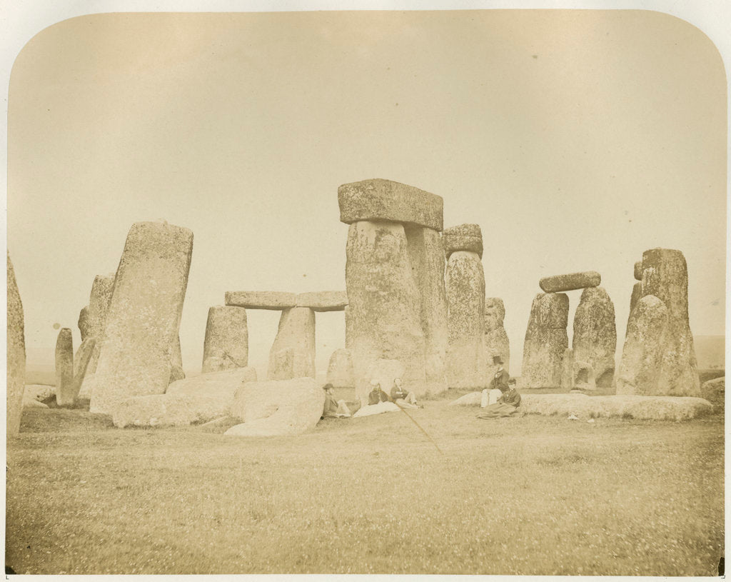 Detail of 'Stonehenge. View from the South West' by Henry James