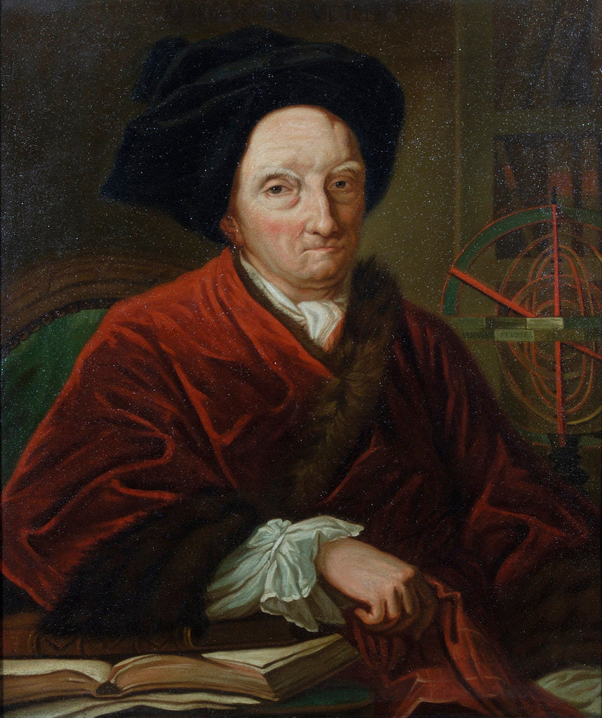 Detail of Portrait of Bernard le Bovier de Fontenelle (1657-1757) by unknown