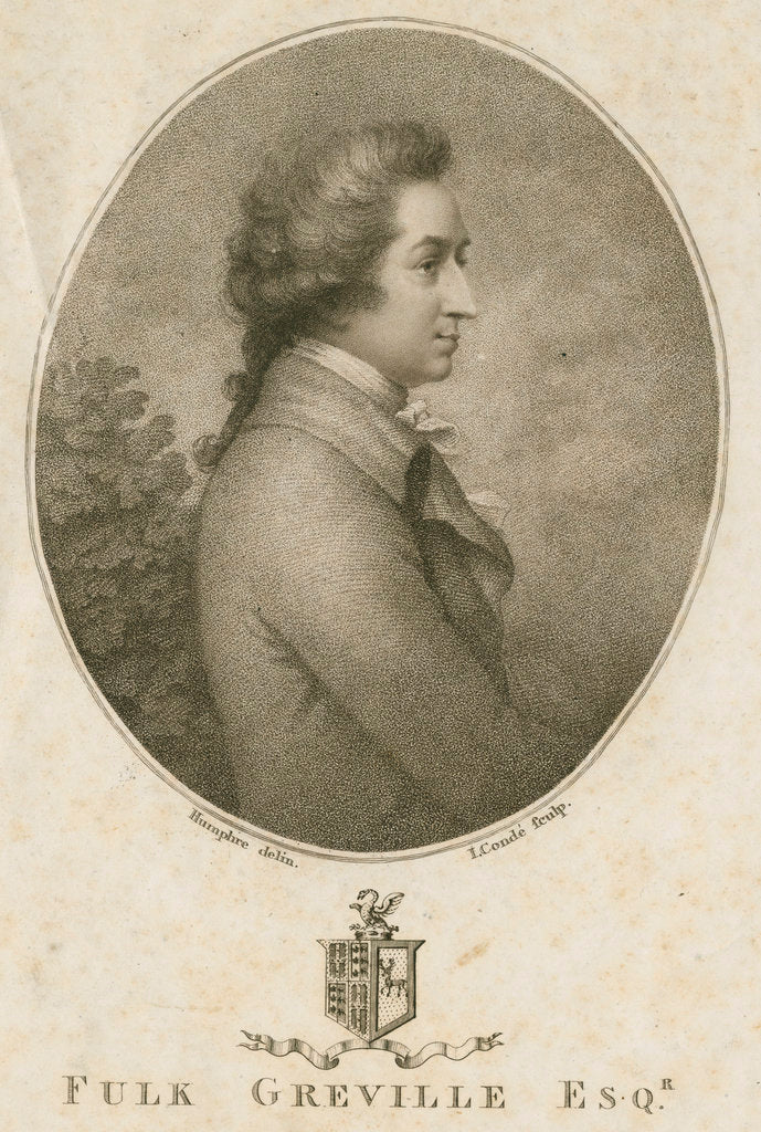 Detail of Portrait of Robert Fulk Greville (1751-1824) by Jean Condé