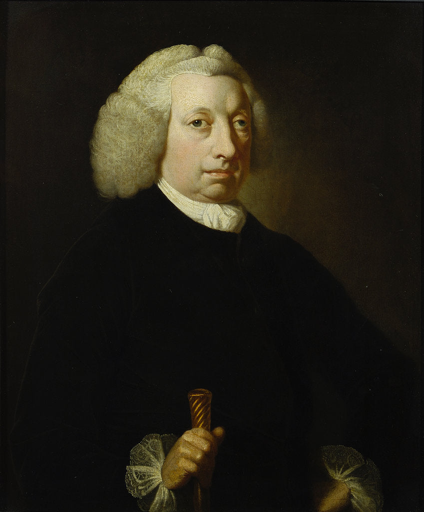 Detail of Portrait of John Huxham (1692-1768) by Thomas Reynell