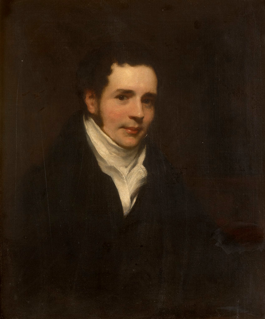 Detail of Portrait of William Thomas Brande (1788-1866) by William Beechey